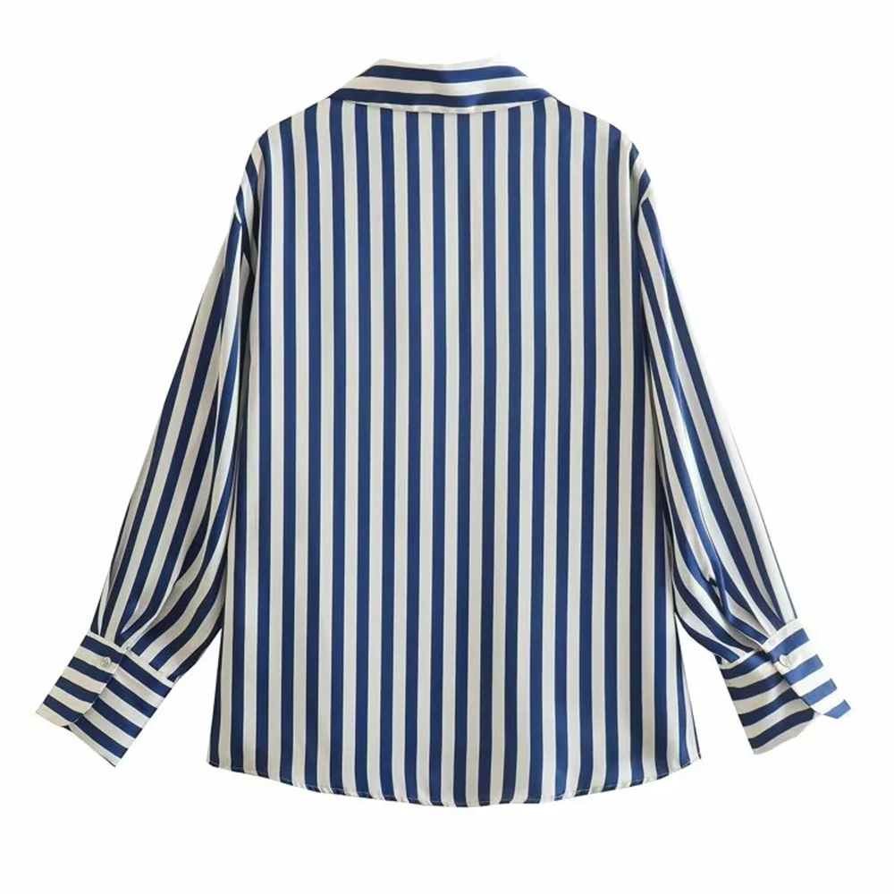 Women's Casual Loose Silk Satin Shirt with Versatile Soft Texture and Elegant Design