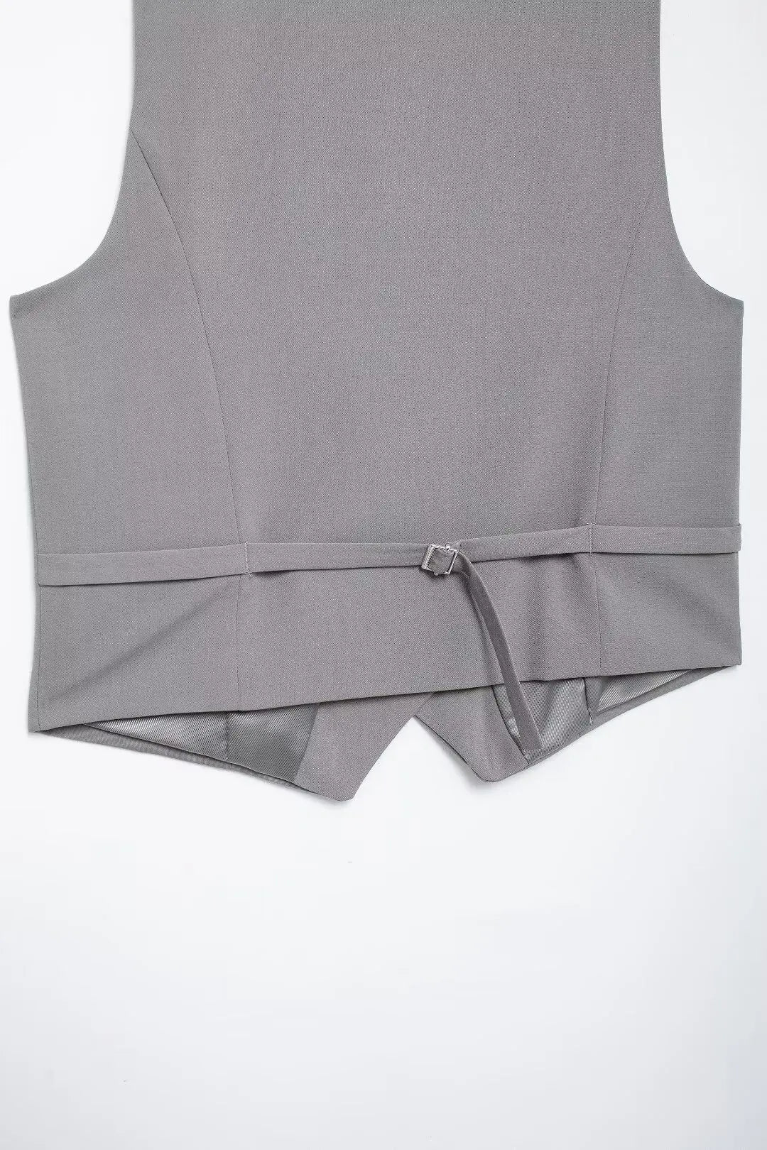 Women Solid Pant Sets with Adjustable Back Strap and V-Neck Vest High Waist Trousers Fashion Outfit