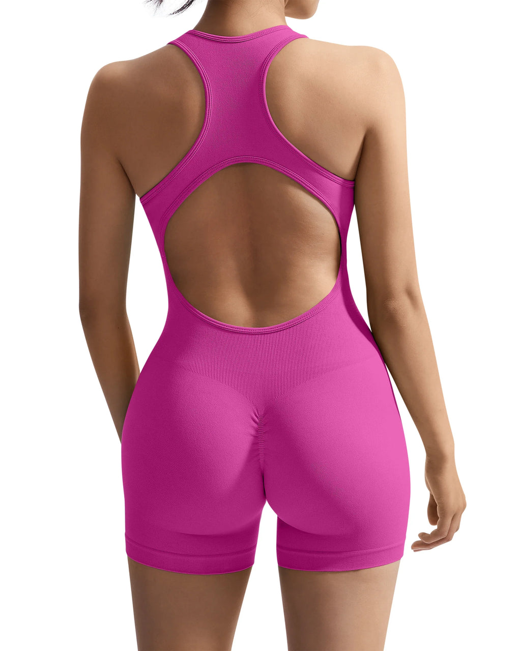 Sleeveless Solid Bodycon Jumpsuit for Women Zipper Front Summer Romper Overalls Fashion Streetwear Sportswear