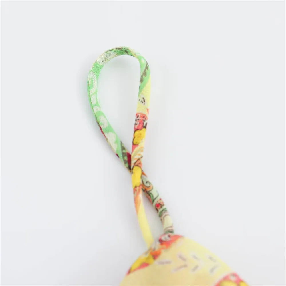 Backless Patchwork Printed Summer Dress For Women Slim Fit