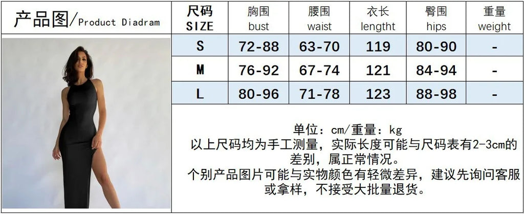 Y2K Backless Party Dress Women Wrap Bodycon Slit Evening