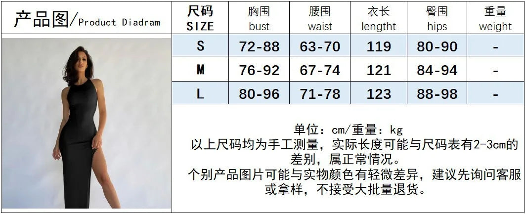 Y2K Backless Party Dress Women Wrap Bodycon Slit Evening