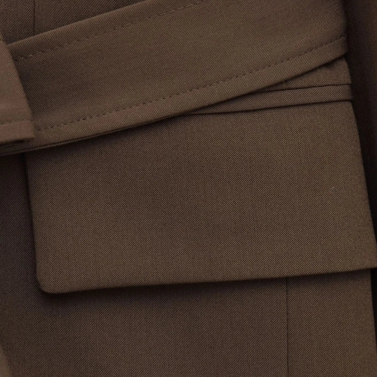 Women's Lace-up Suit Jacket and High Waist Trousers Set for Spring and Summer Casual Chic Look