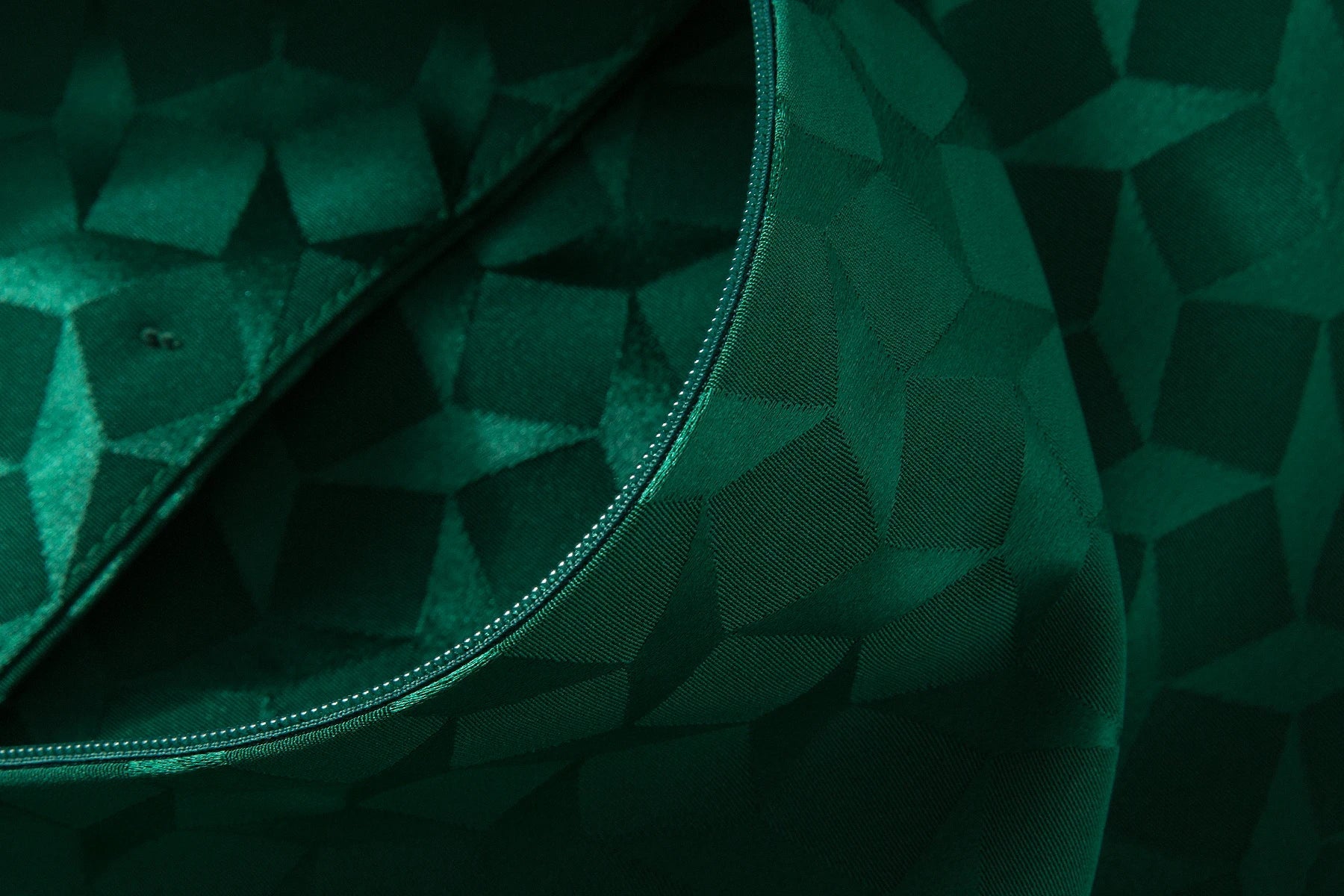 Elegant Green Pleated Long Sleeve Dress With Bow Collar