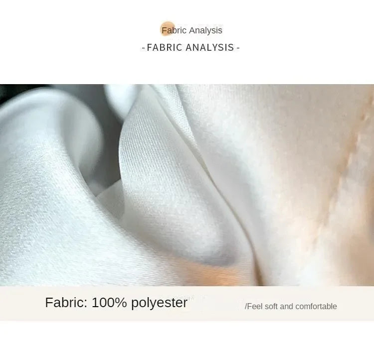 Long Sleeve Satin Shirt for Women Draped Retro Style Sun-Proof Lightweight Blouse Perfect for Spring and Summer All-Matching Fashion Top