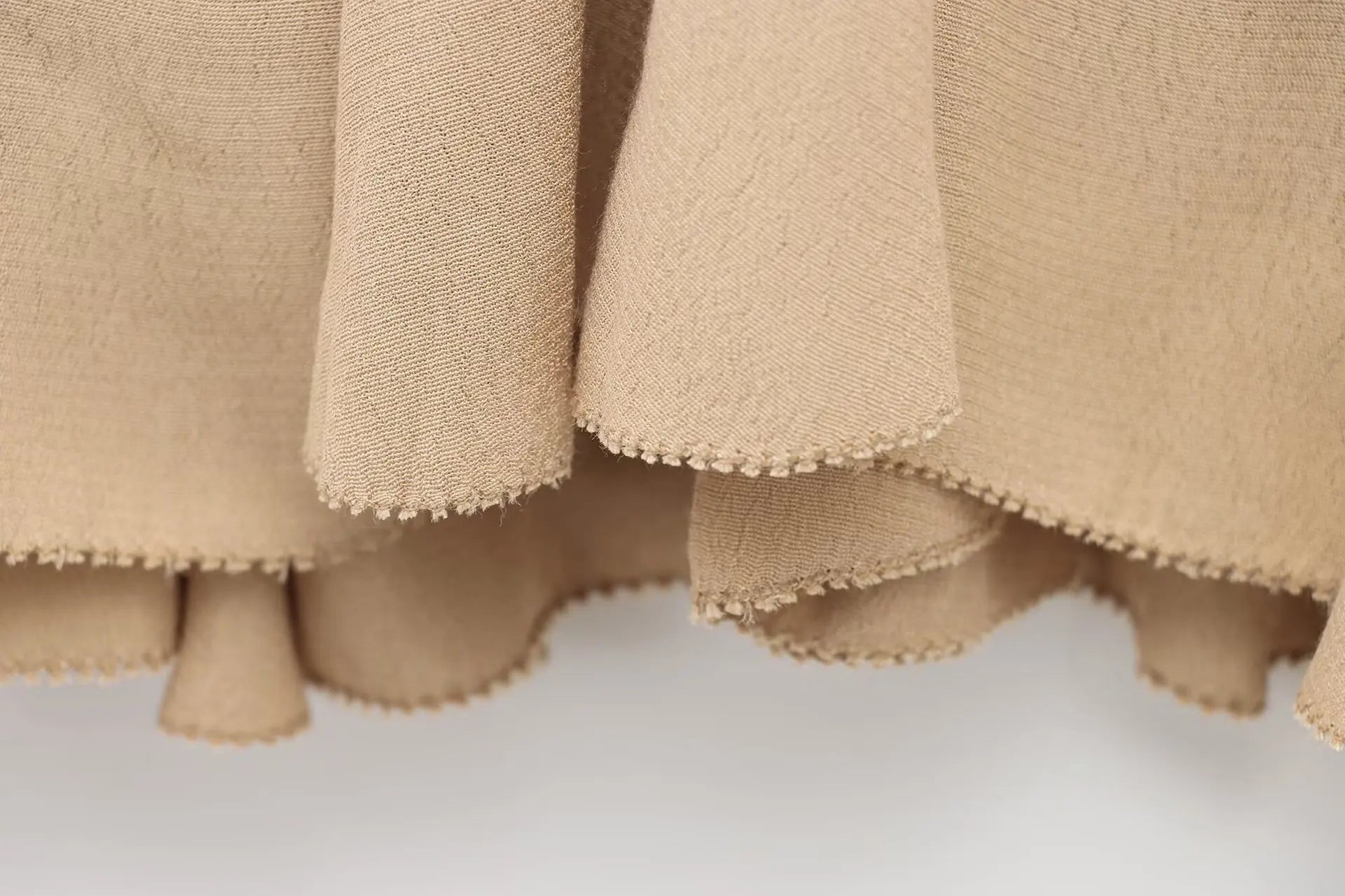 Womens Lace Up Mini Dress With Flared Sleeves Pleated