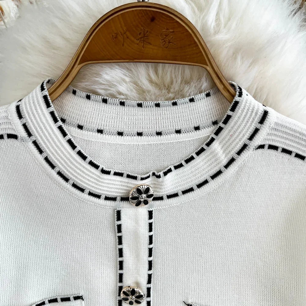 High Waist Retro Dress For Women Summer Elegant Style