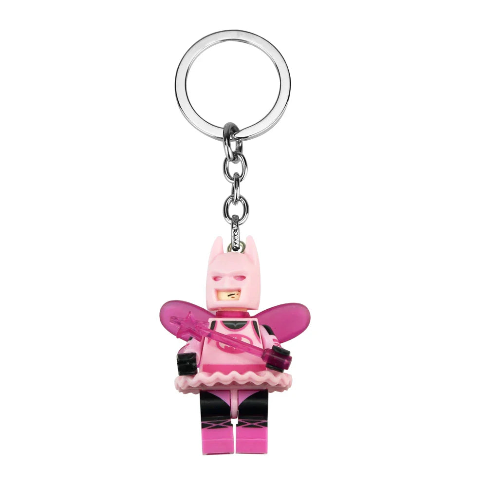 Cartoon 3D Fairy Bat Character Pendant Keychain for Phone and Backpack Personalized Gifts for Him Y2K Handmade Jewelry