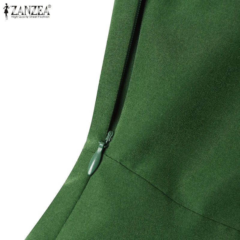 Sleeveless V Neck A Line Sundress For Women Summer Party