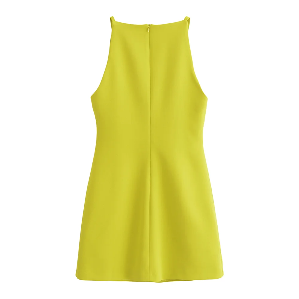 Elegant Women's Sleeveless Dress Slim Fit For Spring