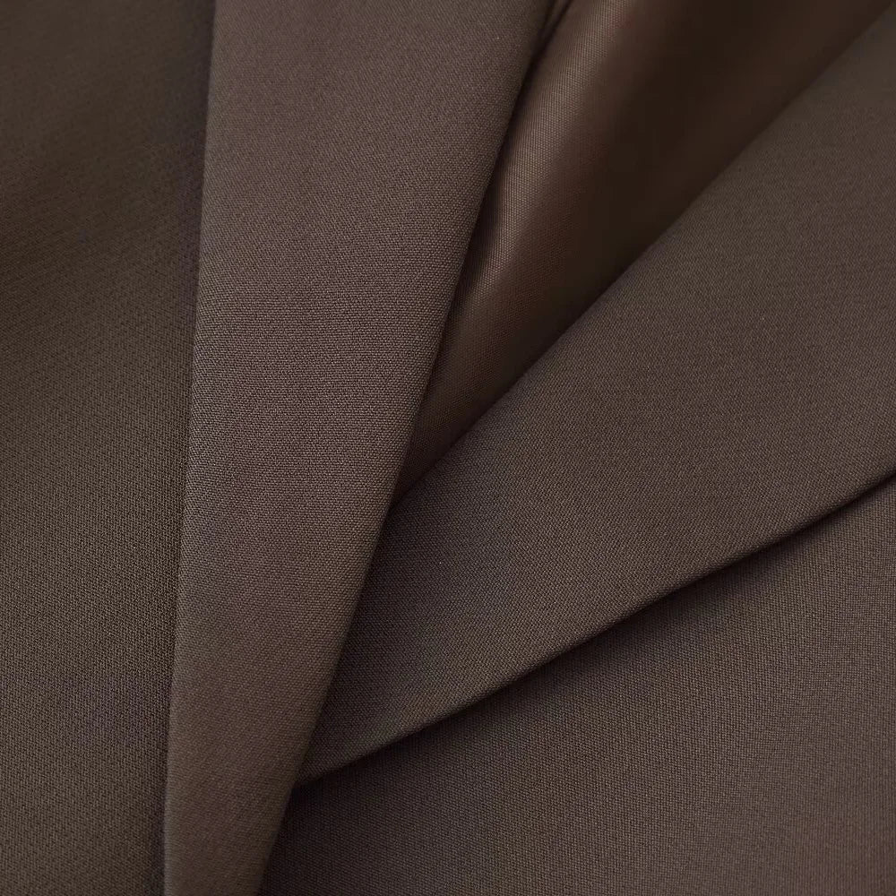 Elegant Womens Pantsuit Set Belted Jacket And Pants