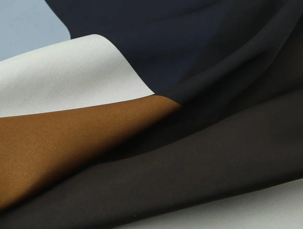 Women's Satin Printed Lapel Shirt Long Sleeve Hidden Button Slim Fit Casual Chic Top for Spring and Summer