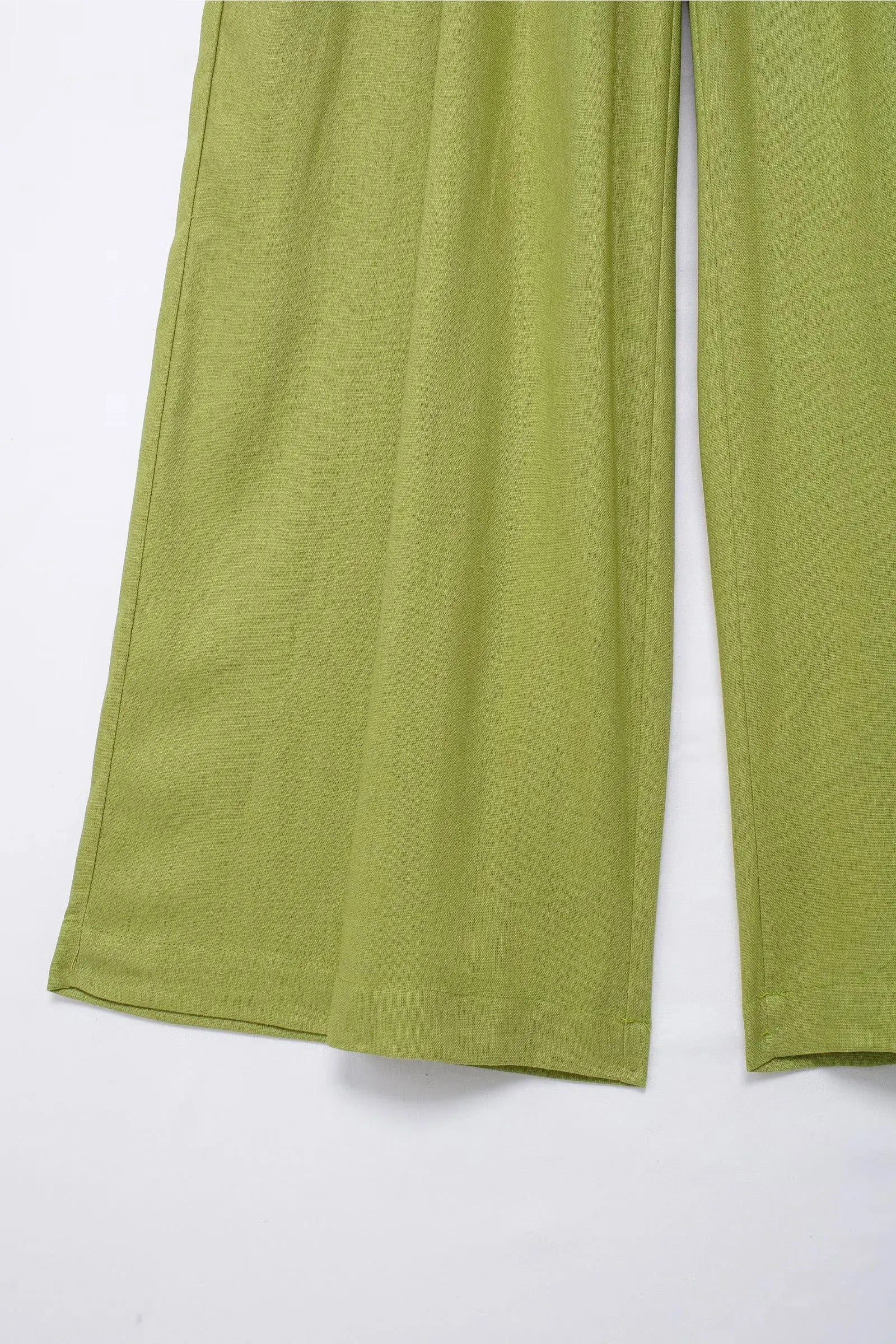 Casual Women's Solid Pant Set with Long Sleeve Blouse and Elastic Waist Trousers Fashion Streetwear Outfit