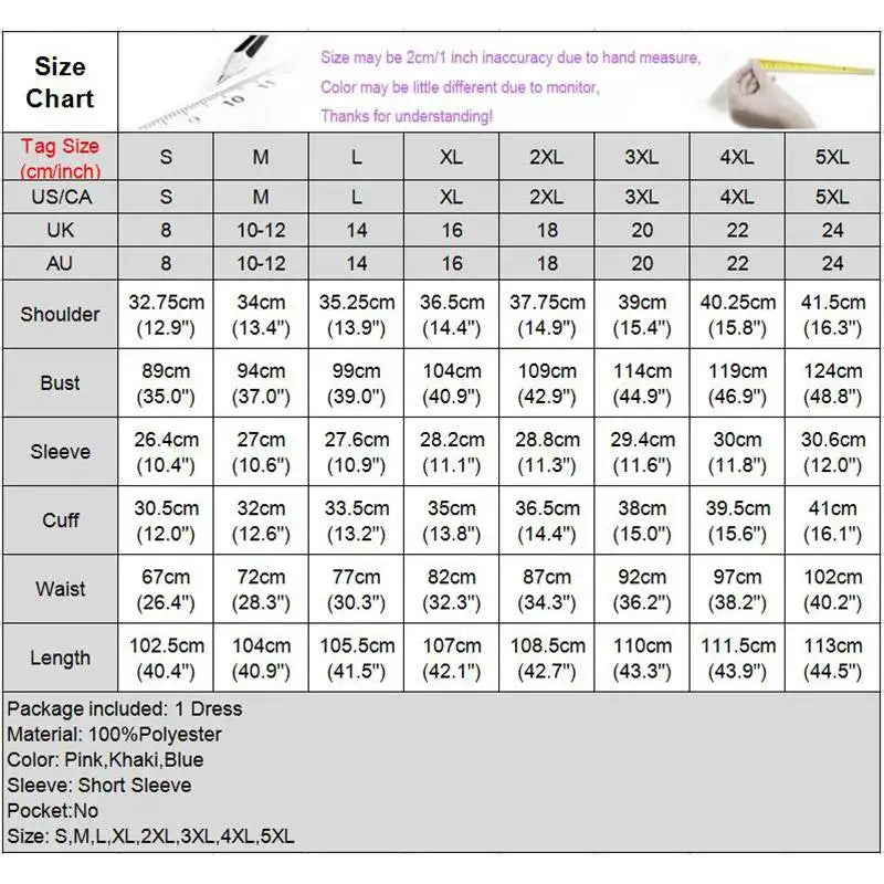 Elegant Women Office Dress V Neck Solid Color Short Sleeve