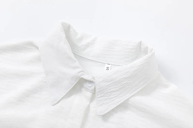 Women's Casual Cotton Linen Lapel Long Sleeve Shirt Autumn Winter Fashion Tunic