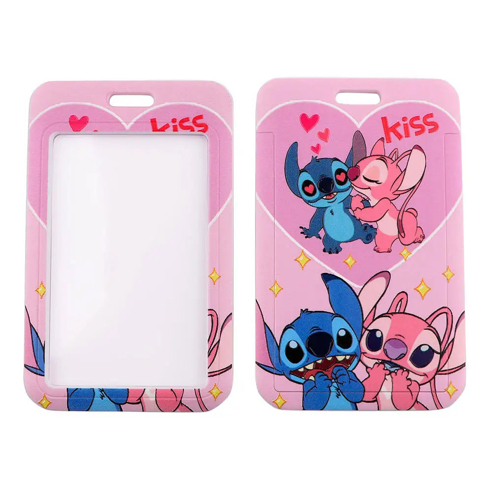 Stitch Cute Cartoon Animation Lanyard for Keys ID Credit Card Pass Mobile Phone Charm Neck Strap Badge Holder