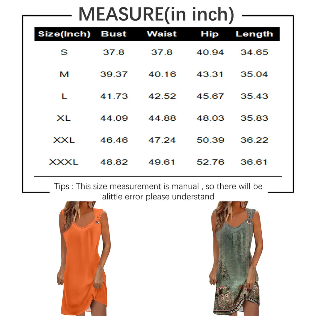 Sleeveless Slip Dress for Summer Casual Everyday Wear