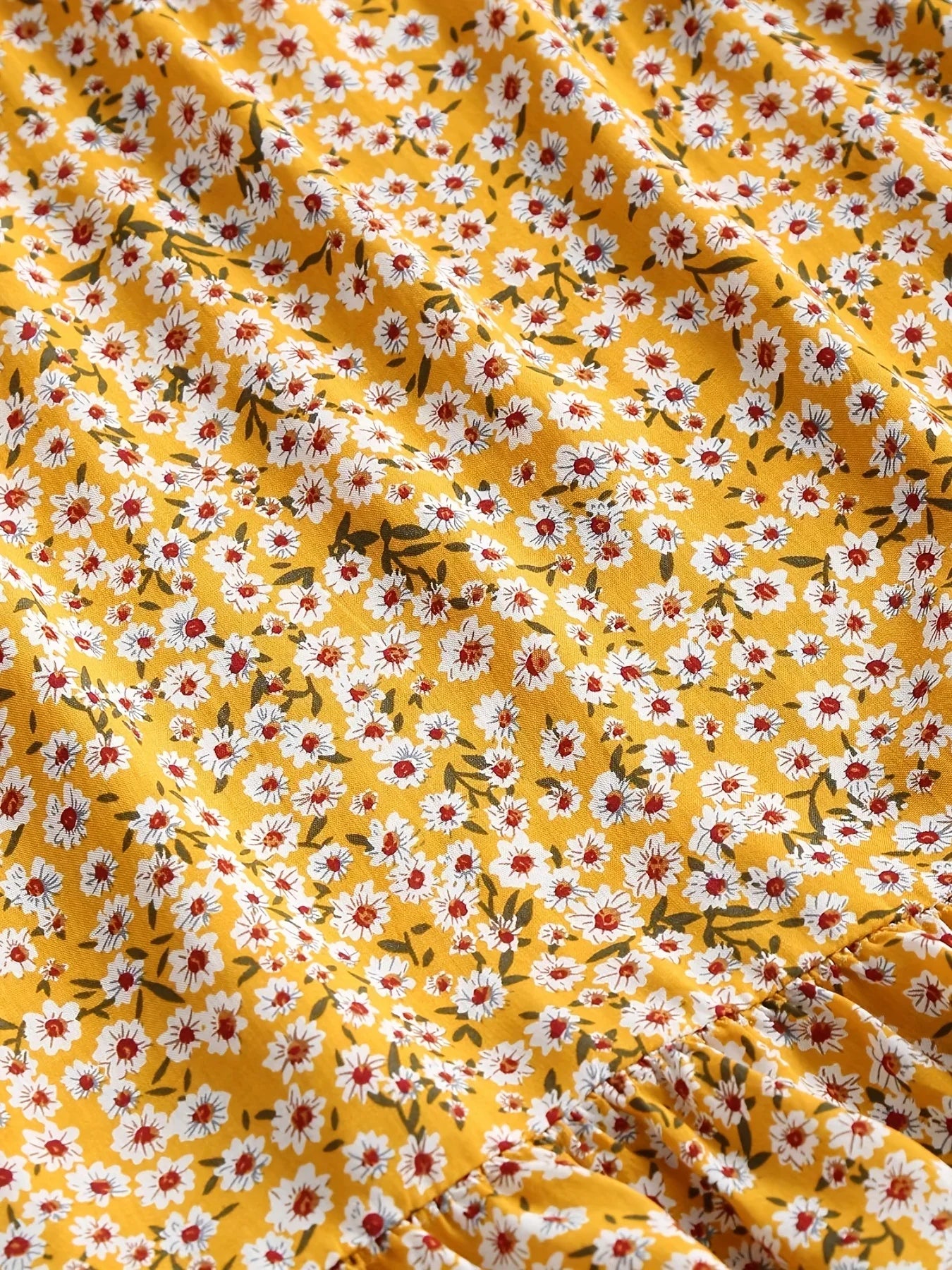 Floral One Shoulder Dress With Waist Enhancing Style