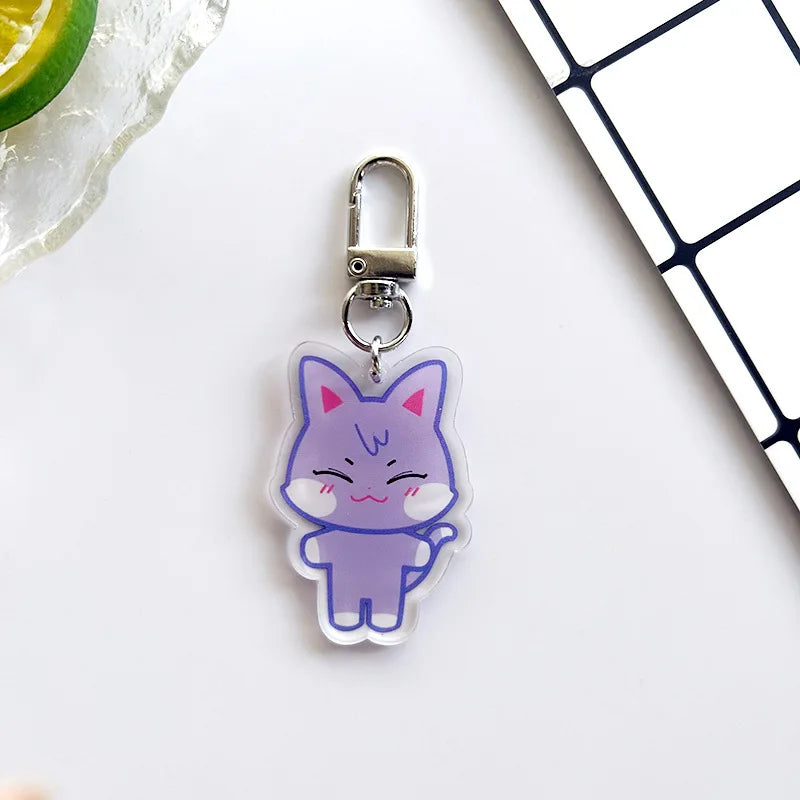 10CM Cute Plush Doll Keychain Pendant for Fans Accessories