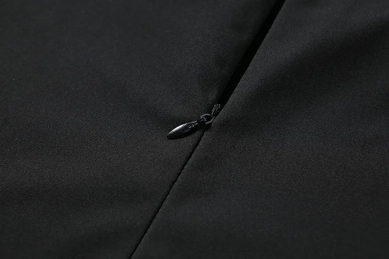 Sexy Black Autumn Long Sleeve Jumpsuit for Women O-Neck Solid Bodycon Skinny Romper Casual Streetwear Fashion Sporty Fit