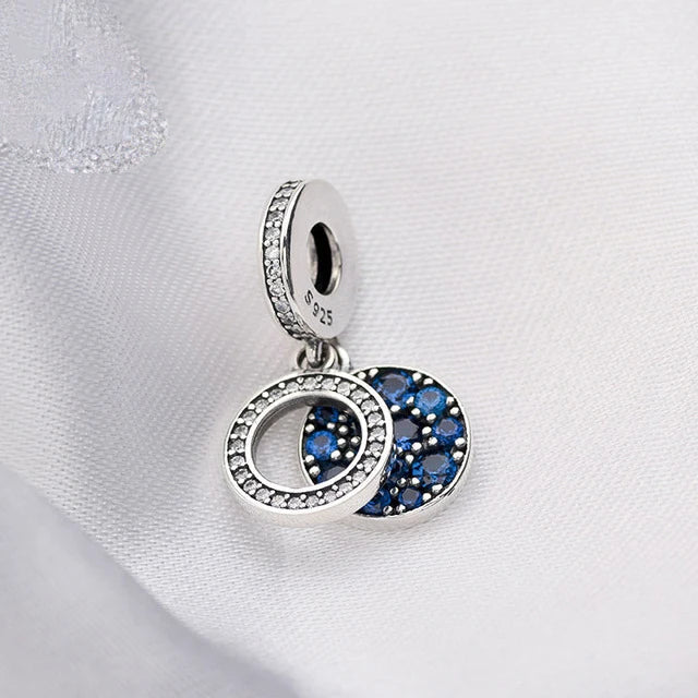 Ocean Blue Coconut Tree Octopus Turtle Charms for 925 Silver Bracelet Jewelry Beads for Women