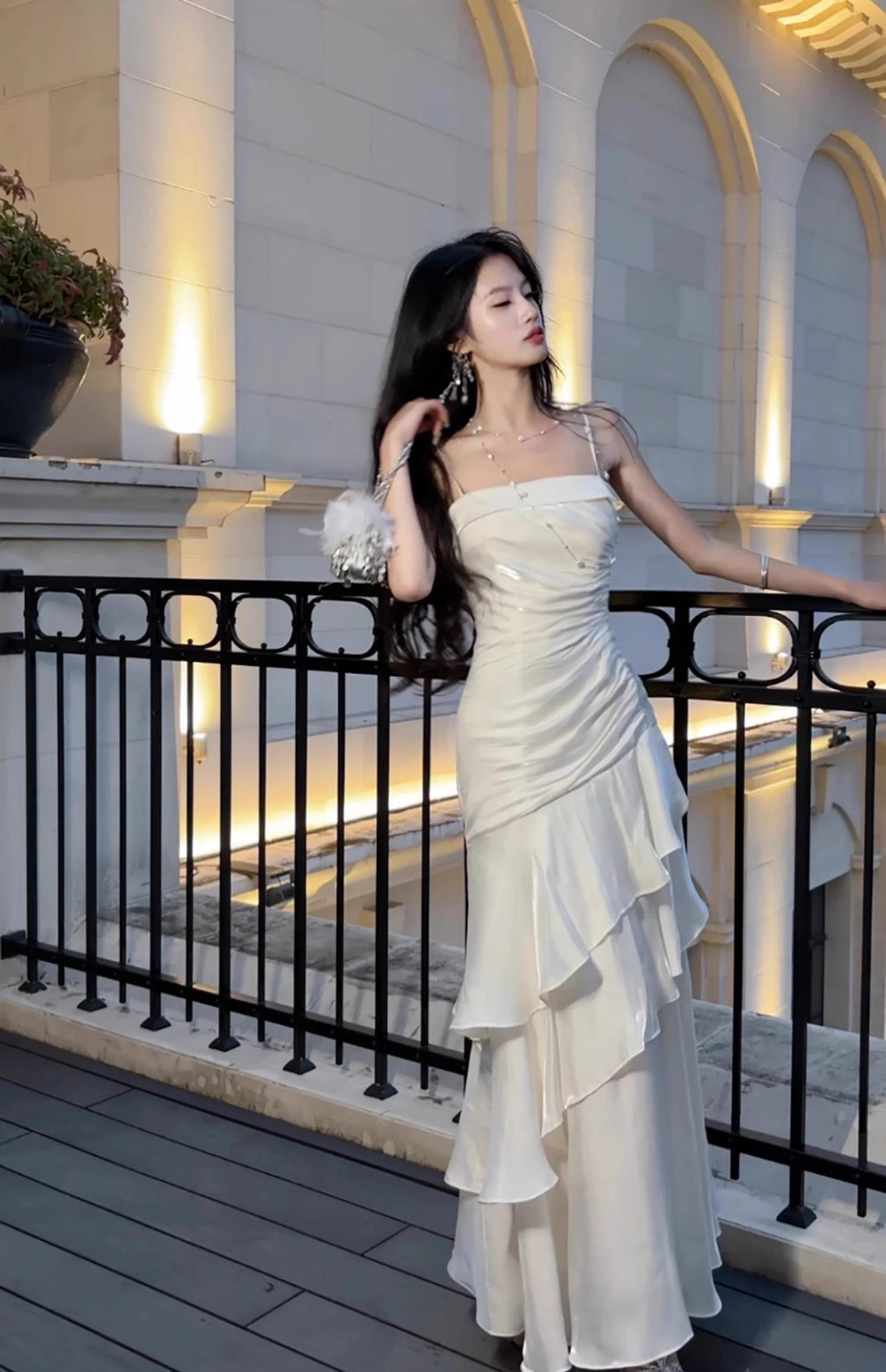 Elegant Spaghetti Strap Long Dress For Women Prom Gown