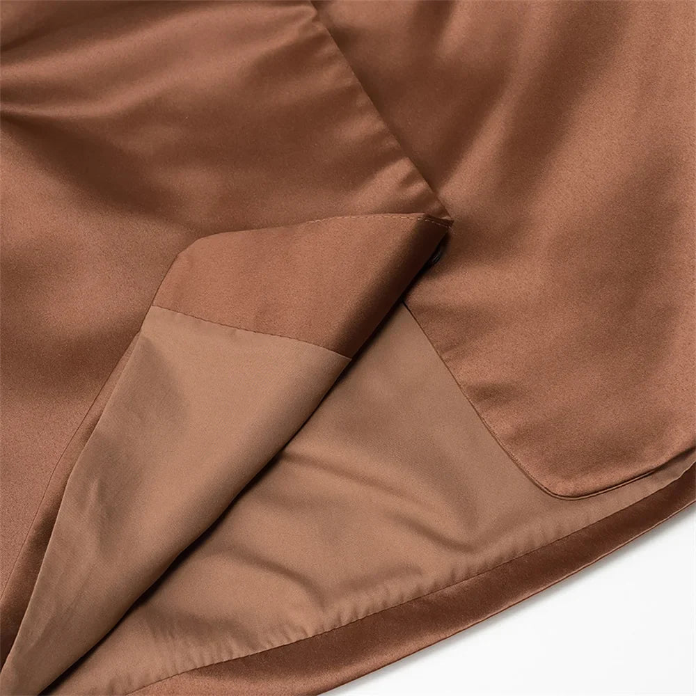 Women's Casual Bubble Sleeve Shirt with Round Neck and Button Detail Lightweight Summer Top