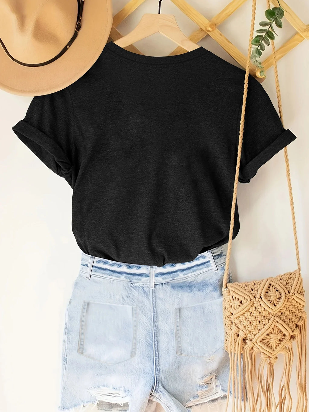 Vanpurr Cat Print Women Crew Neck T-Shirt Short Sleeve Casual Top for Spring and Summer Fashion