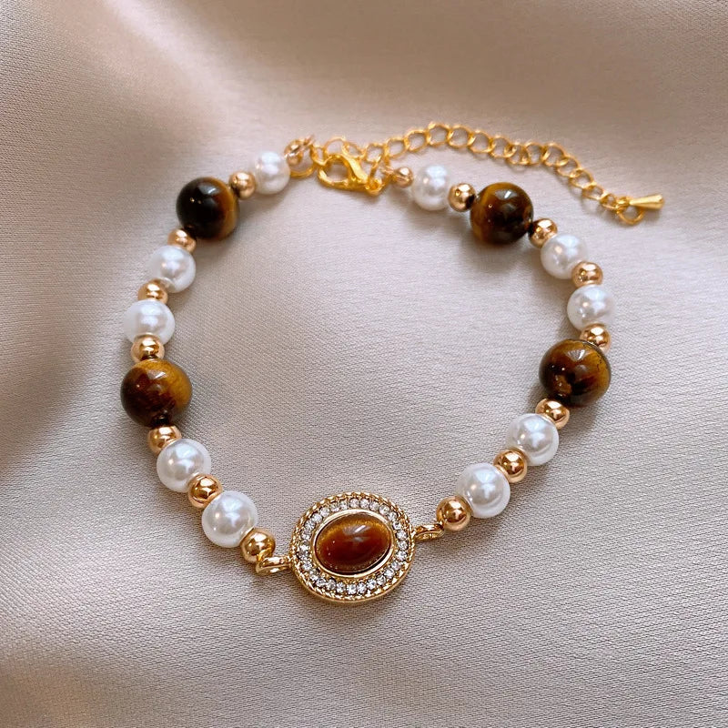 Luxury Green Rhinestone Crystal Bracelet for Women with Gold Color Link Chain - Vintage Geometric Design for Party Wedding or Bridal Jewelry Gifts