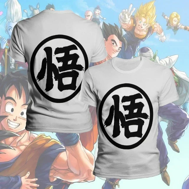 Dragon Ball Wukong 3D Printed Breathable Quick Dry Sports T-Shirt for Parents and Children