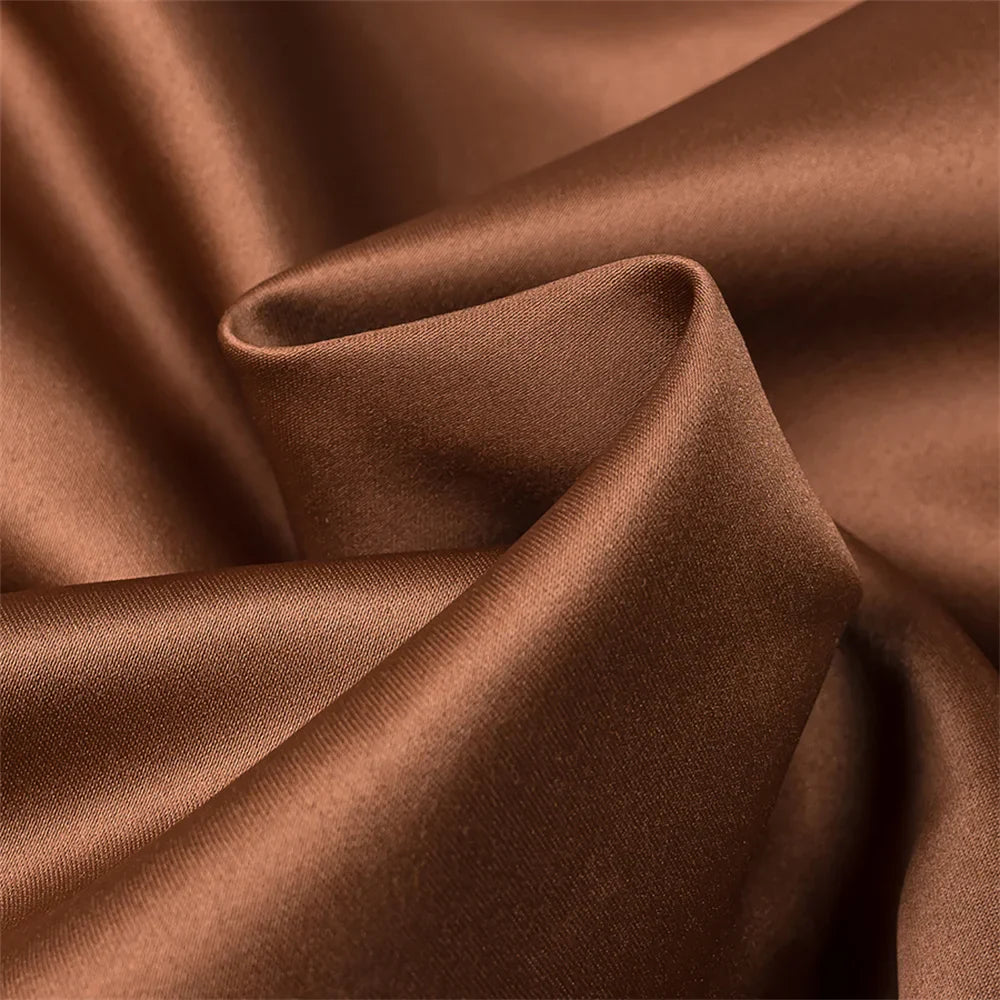 Women's Casual Bubble Sleeve Shirt with Round Neck and Button Detail Lightweight Summer Top