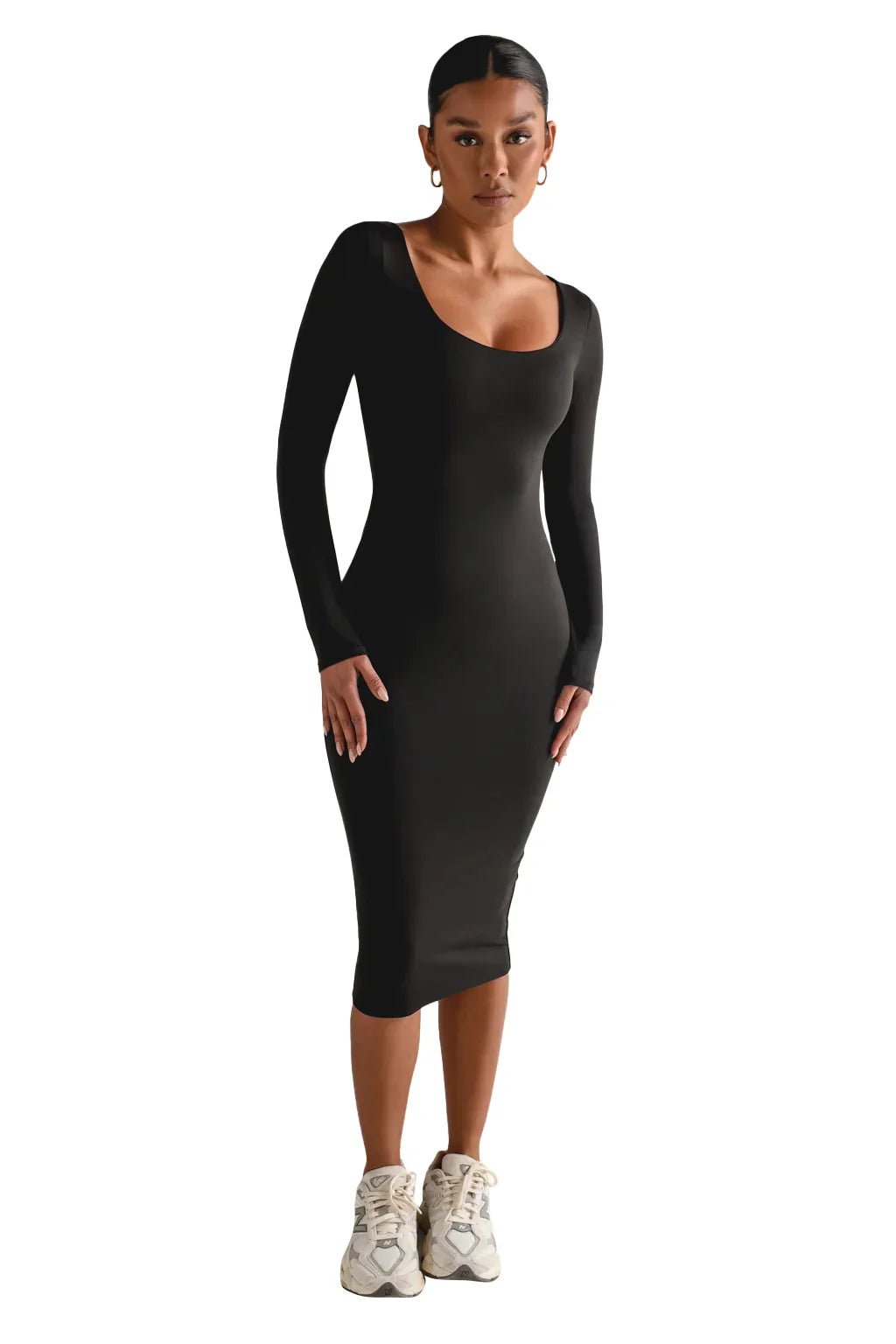 Velvet Bodycon Dress For Women Long Sleeve Party Clubwear