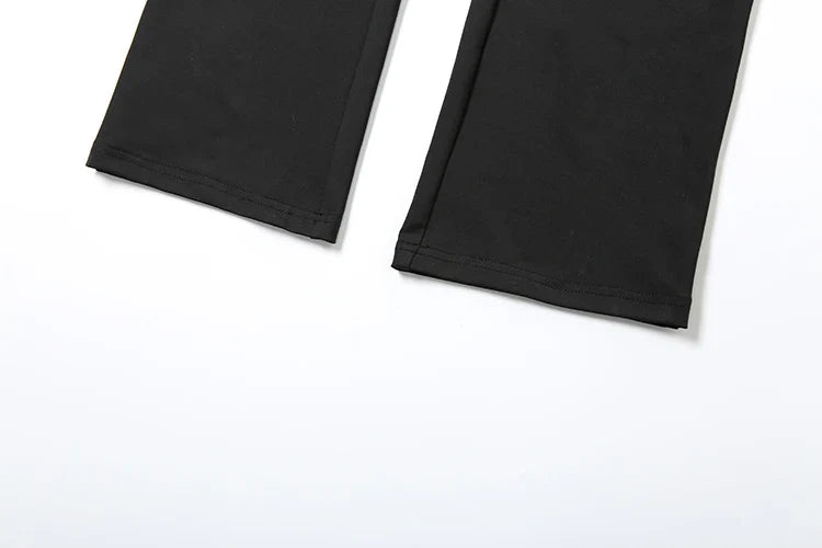 Backless Irregular Hollow Bandage Jumpsuit for Women Deep V-Neck Halter Skinny Stretch Sexy Hipster Streetwear