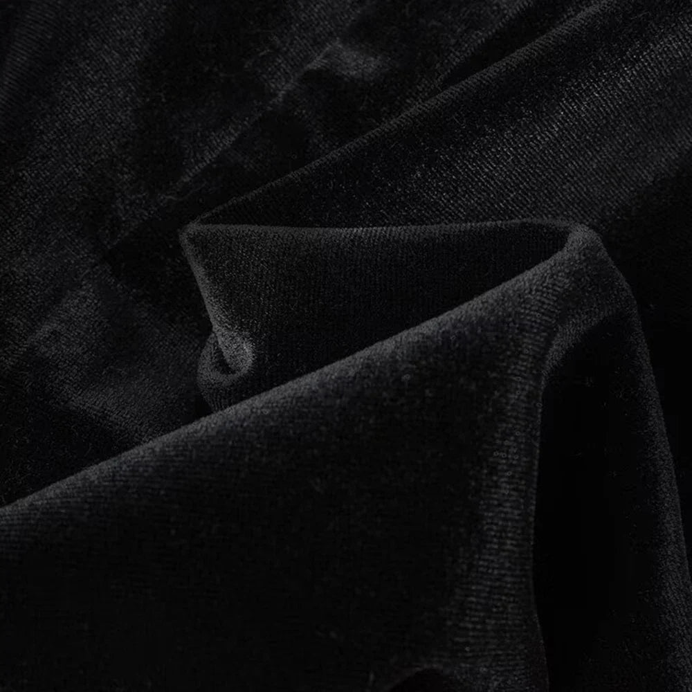 Beaded Mini Dress With Plunge Neckline And Long Sleeve