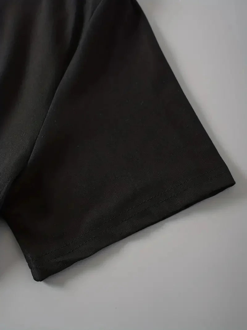 Cartoon Print Short Sleeve T-Shirt for Women Casual Summer and Spring Top