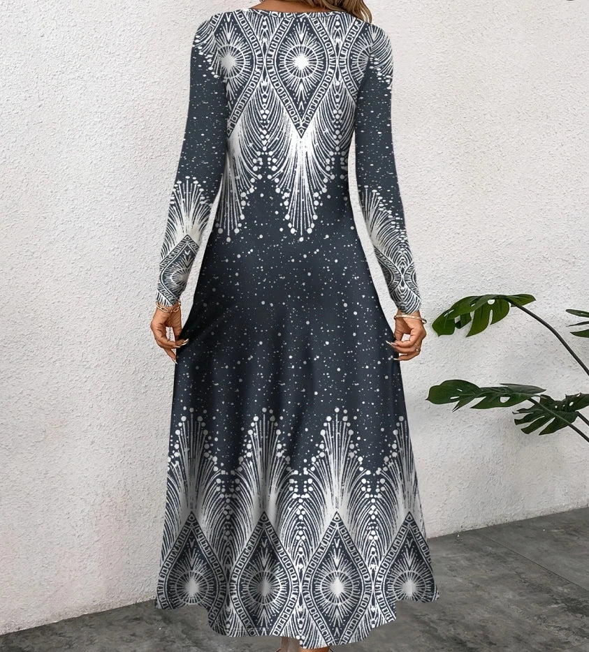 Elegant Loose Fit Casual Dress for Women Everyday Wear