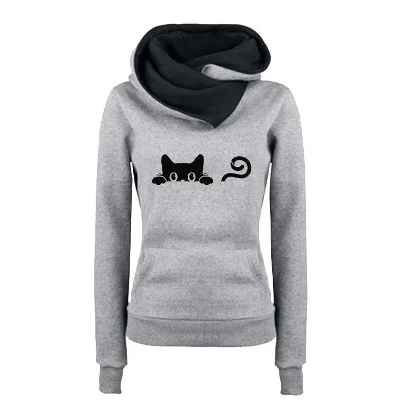 Casual Women's Tracksuit Set with Hoodies and Long Sleeves for Comfortable Outdoor Jogging and Daily Sports Activities