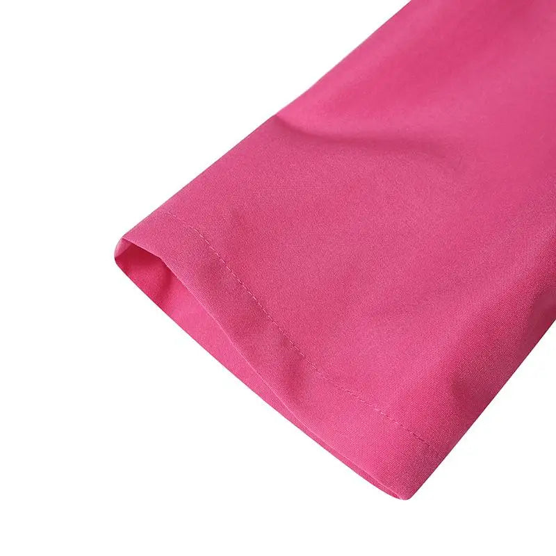 Long Sleeve Sundress With Ruffles Belted Shirt Dress