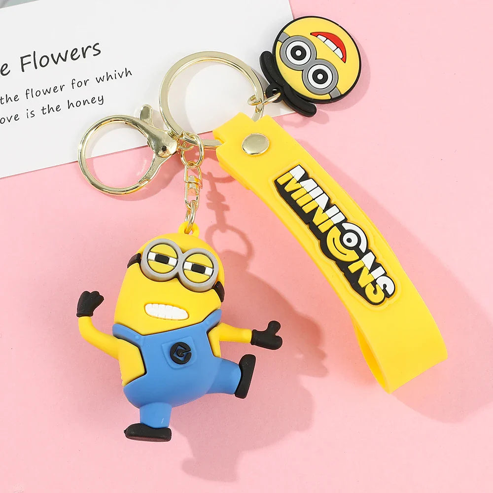 Kawaii Minions Keychain Pendant Creative Cartoon Bag Decoration Gift