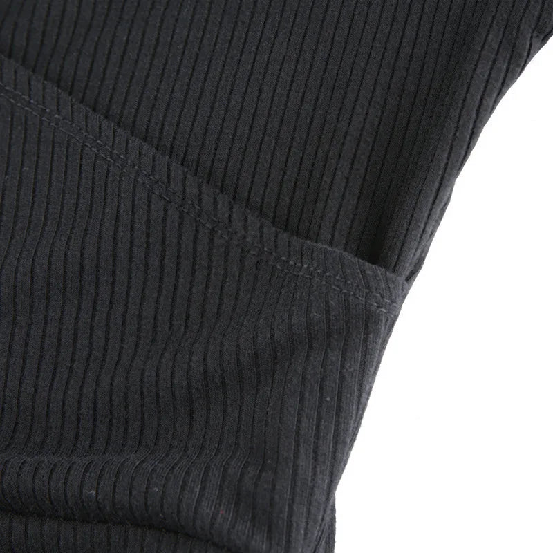 Womens V Neck Long Sleeve Slim Fit Dress With Ruffle Edge