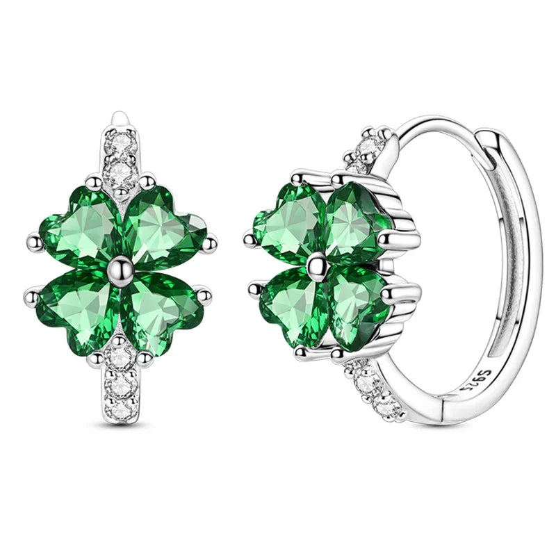 Colorful Butterfly Bee Ladybug Rainbow Flower Earrings in 925 Sterling Silver for Women Fashion Jewelry Gifts