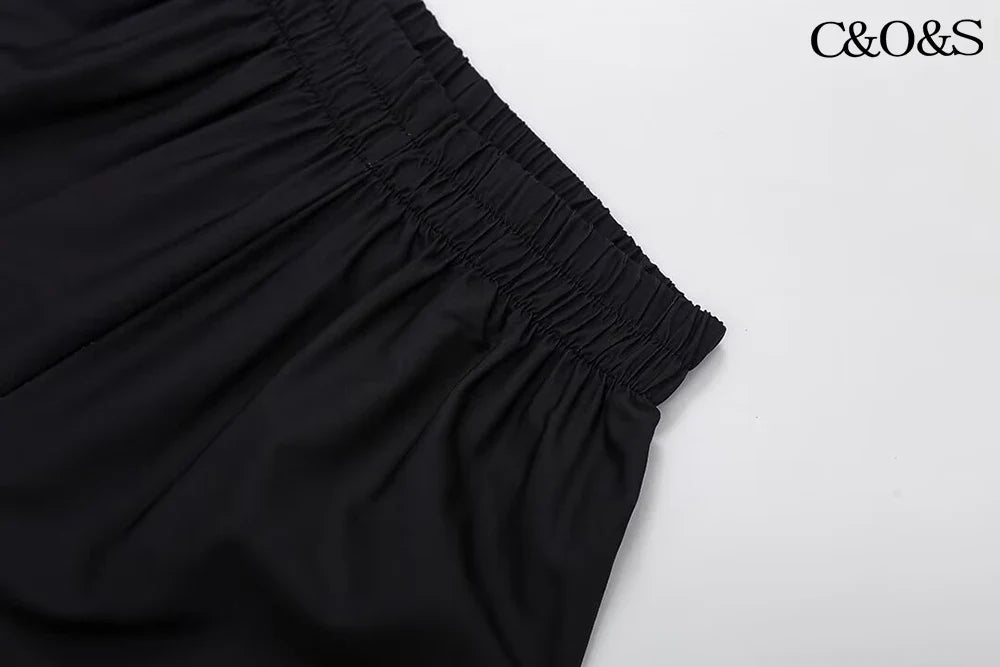 Floral Print Long Sleeve Shirt and High Waisted Trousers Fashion Set