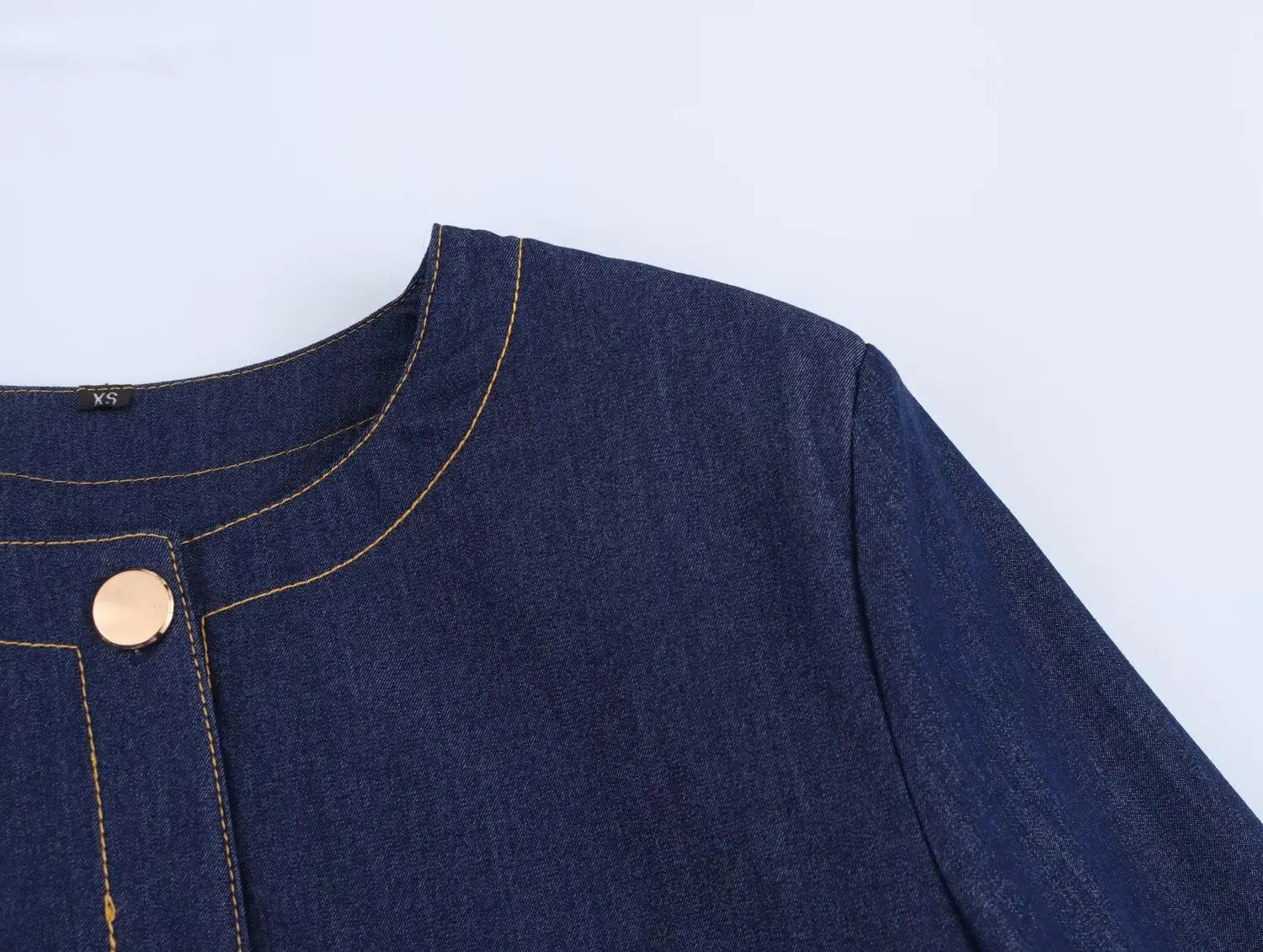 Women Fashion Denim Jacket and Jeans Set with Pockets Stylish Two Piece Outfit