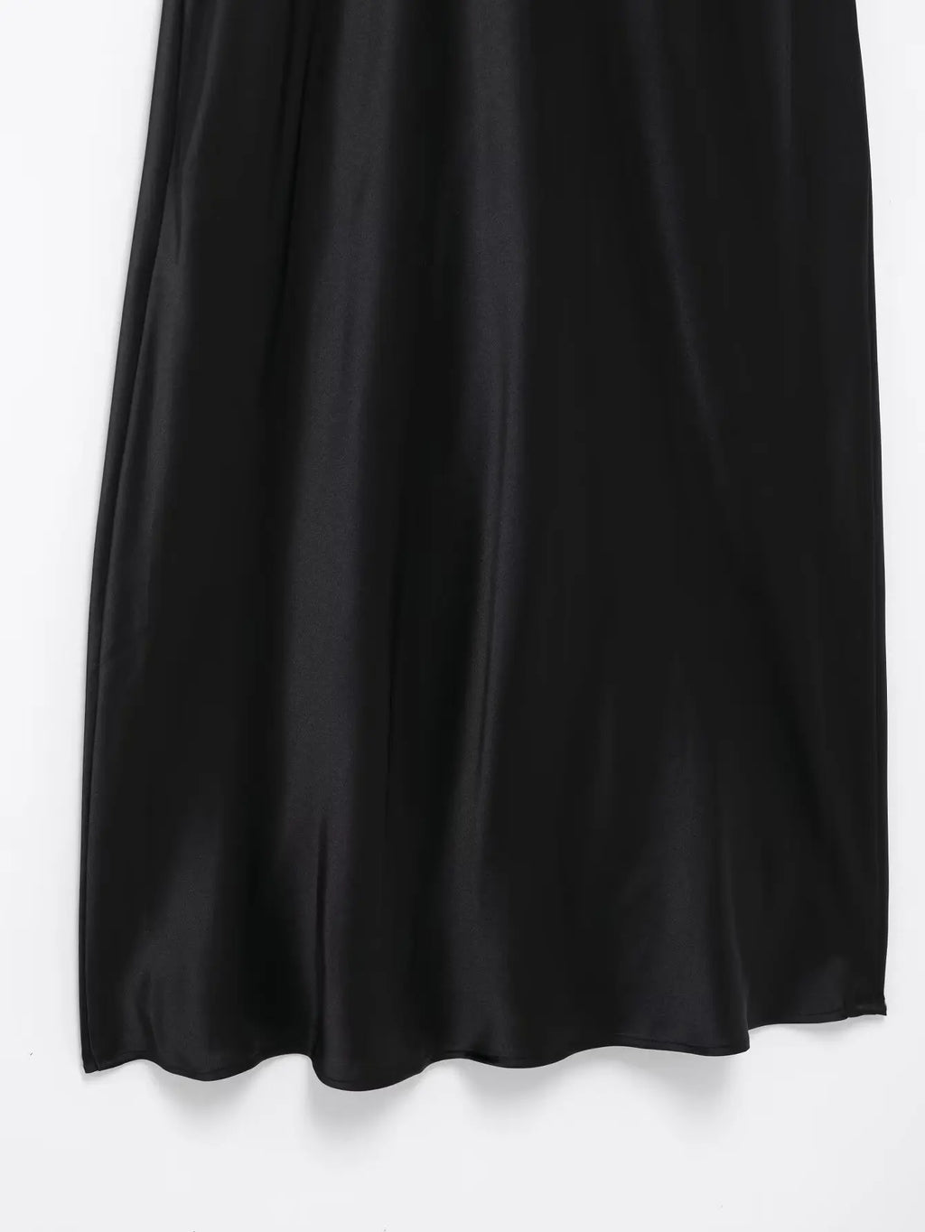 Satin V Neck Long Dress For Women Elegant Party Gown