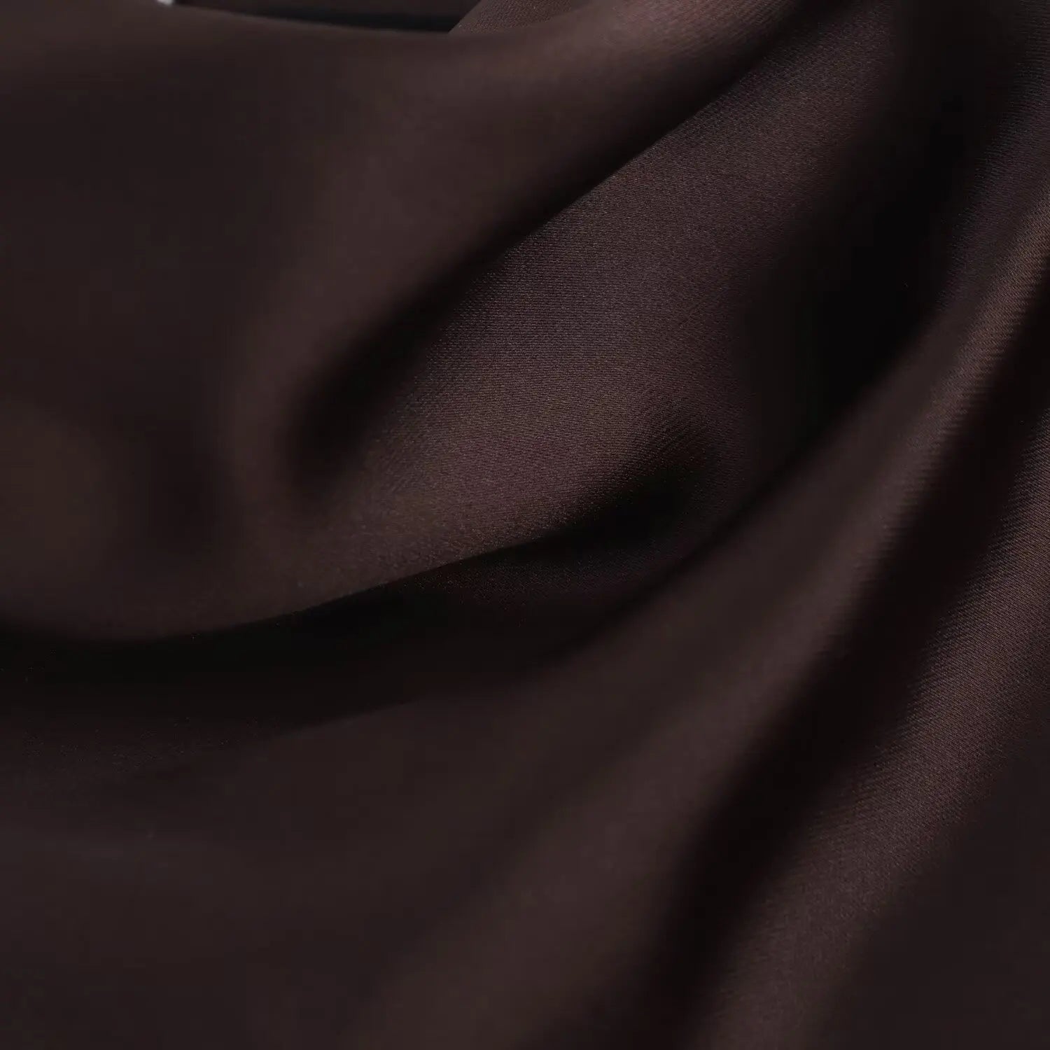 Elegant Satin Belt Midi Dress For Women Vintage Brown