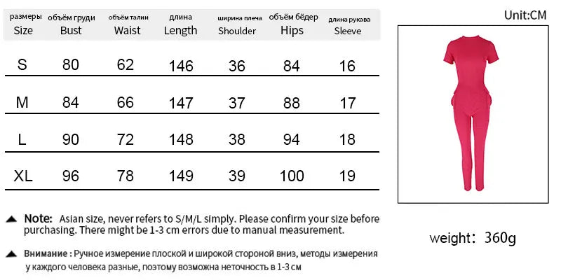 Sexy Sweet Pink Hollow Out Jumpsuit for Women Short Sleeve Elegant Romper with Pockets Casual Streetwear Spring Fashion