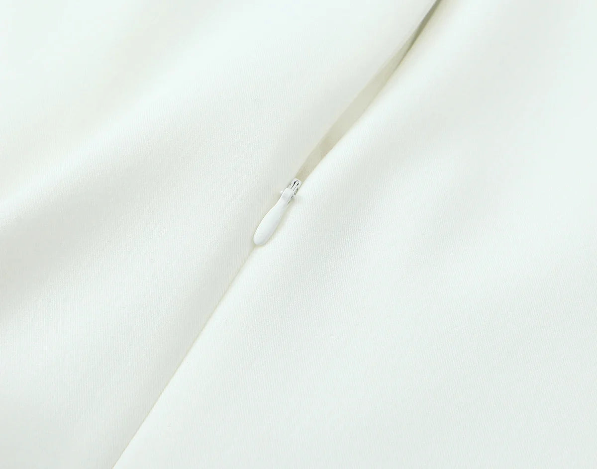 Sexy Bow Pleated Sleeveless Mini Dress For Summer Women