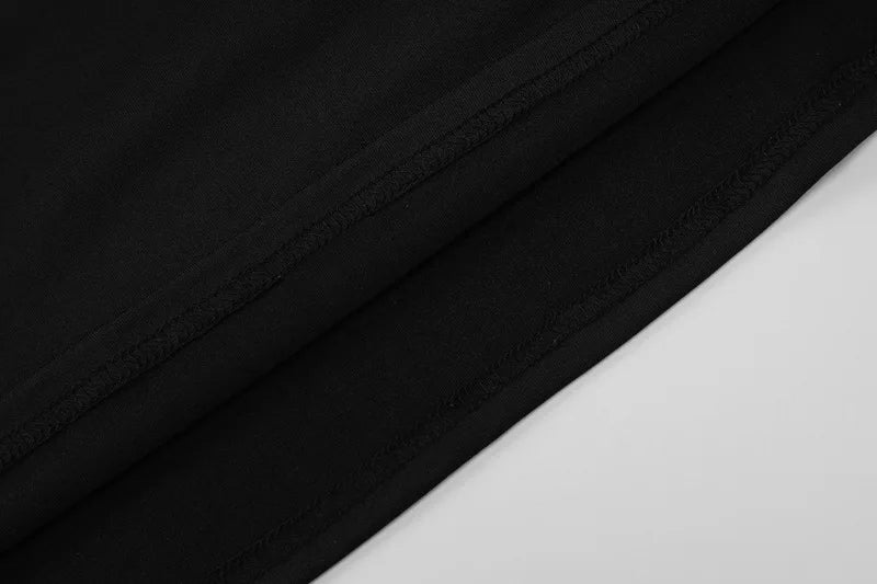 Lace Up Bandage Maxi Dress Black Long Sleeve Bodycon