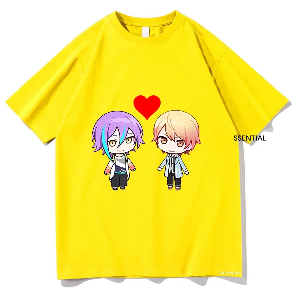 Kawaii Anime Cartoon T Shirts Unisex High Quality Vintage Graphic Tees for Men and Women