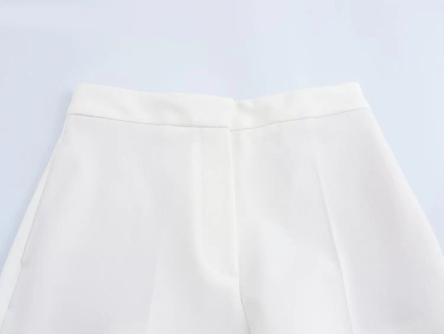 Women Chic Cropped Vest Pants Suit with Lapel and Single Button High-Waist Zip Straight-Leg Trousers Set